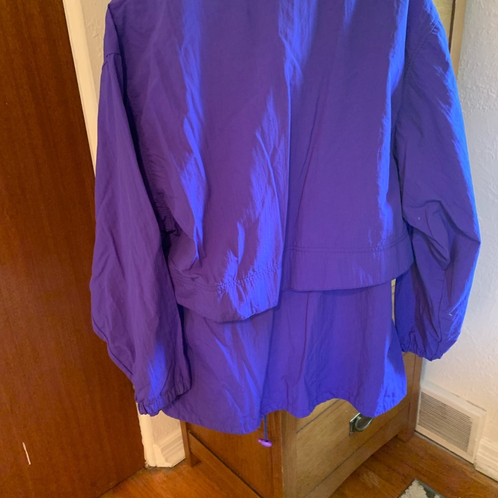 Eddie Bauer vintage windbreaker jacket purple XL - Picture 6 of 8